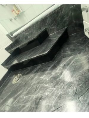 GOLD PEDRAS MARMORE SILVER BLACK